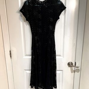 Versatile lace dress.